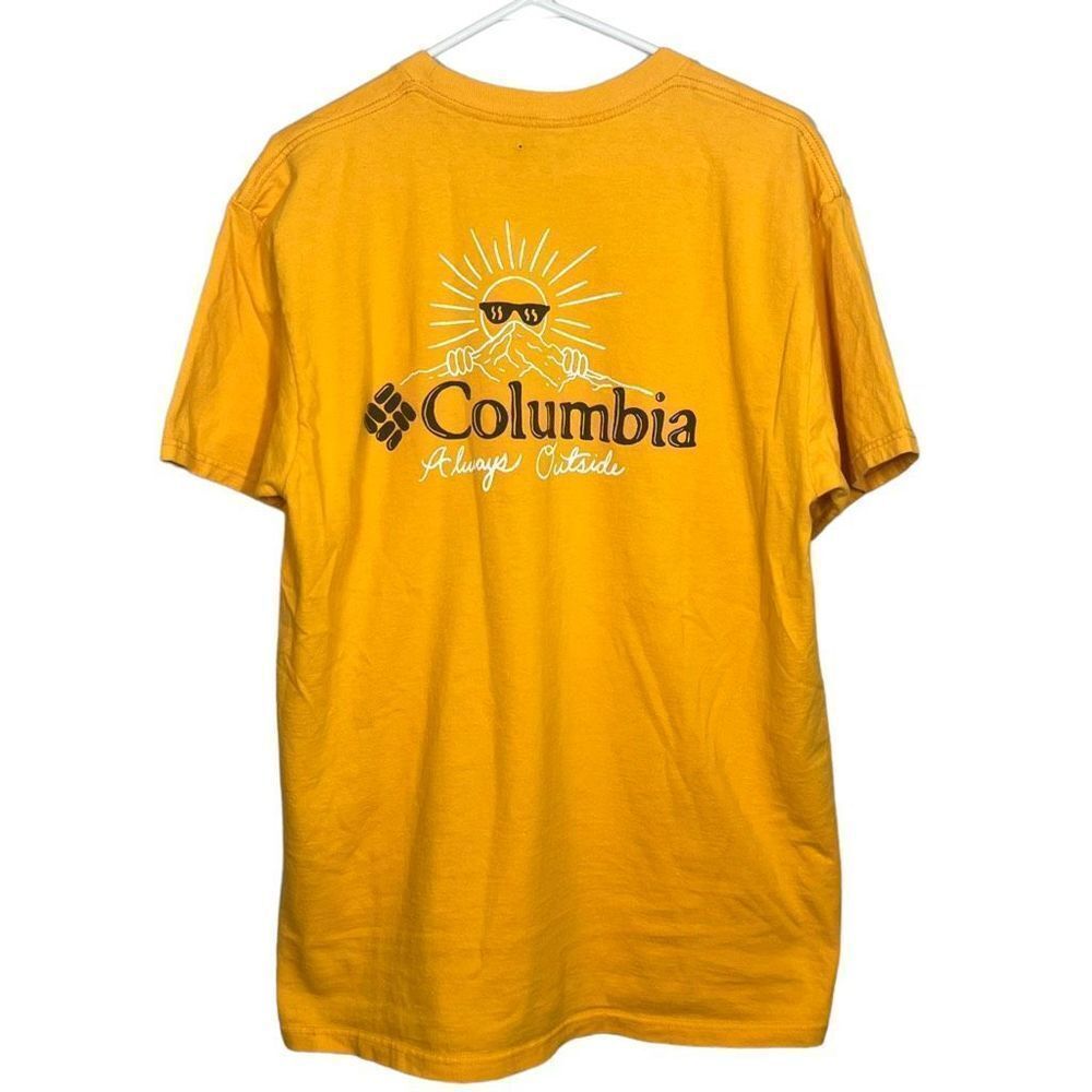 Columbia Yellow Men’s T-shirt size M
